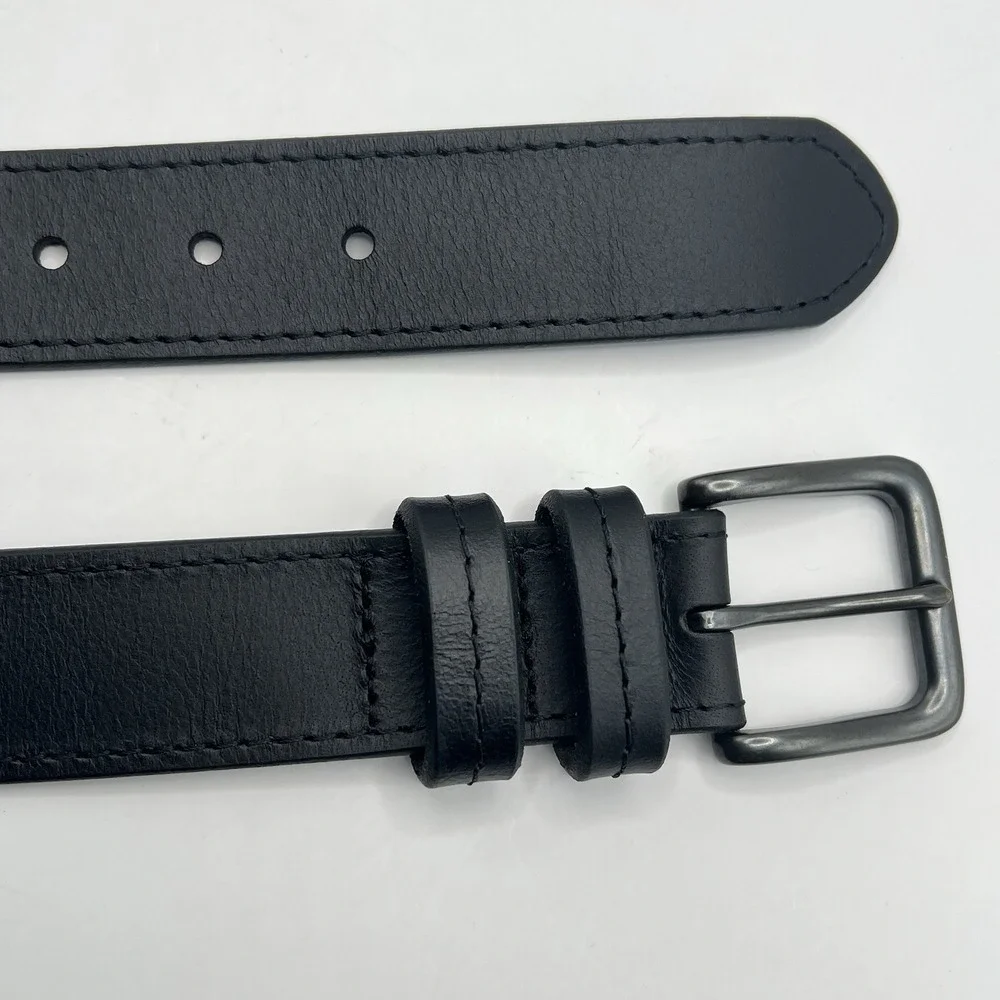 Wrangler Genuine Leather Belt 38/95 Black Classic Work Minimalist Closet‎ Staple